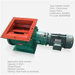 Bahan Besi Cor Pengumpan Impeller Serbuk Kapasitas Besar